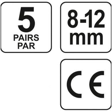 Ausų kamšteliai silikoniniai 22dB (5 poros) 3 Ausų kamšteliai silikoniniai 22dB (5 poros) 3