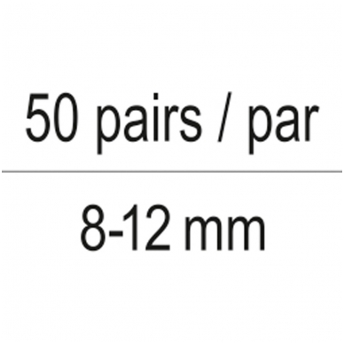 Ausų kamšteliai silikoniniai 22dB (50 porų) 3 Ausų kamšteliai silikoniniai 22dB (50 porų) 3