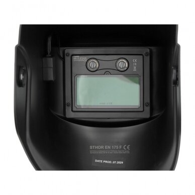 Automatiškai tamsėjanti suvirinimo kaukė skydelis 6 Automatiškai tamsėjanti suvirinimo kaukė skydelis 6