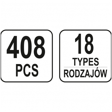 Automobilinis klipsų asortimentas Nissan | 408 vnt. 3 Automobilinis klipsų asortimentas Nissan | 408 vnt. 3