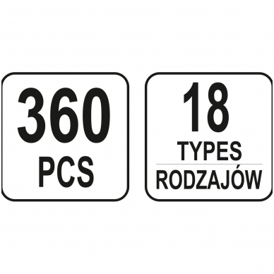 Automobilinis klipsų asortimentas Toyota, Lexus | 360 vnt. 3 Automobilinis klipsų asortimentas Toyota, Lexus | 360 vnt. 3