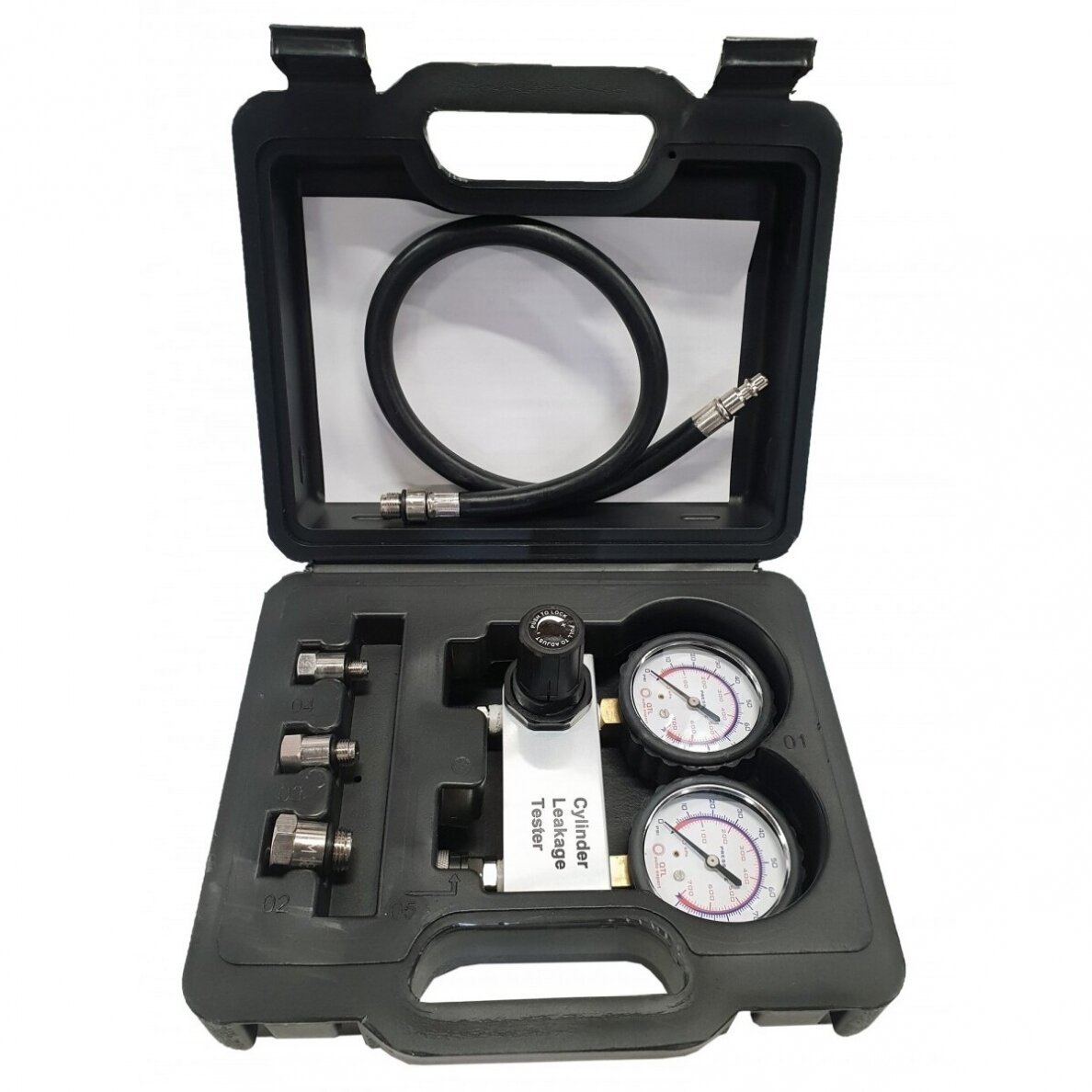 Cilindrų nuotėkio tikrinimo rinkinys 0-7BAR 1 Cilindrų nuotėkio tikrinimo rinkinys 0-7BAR 1