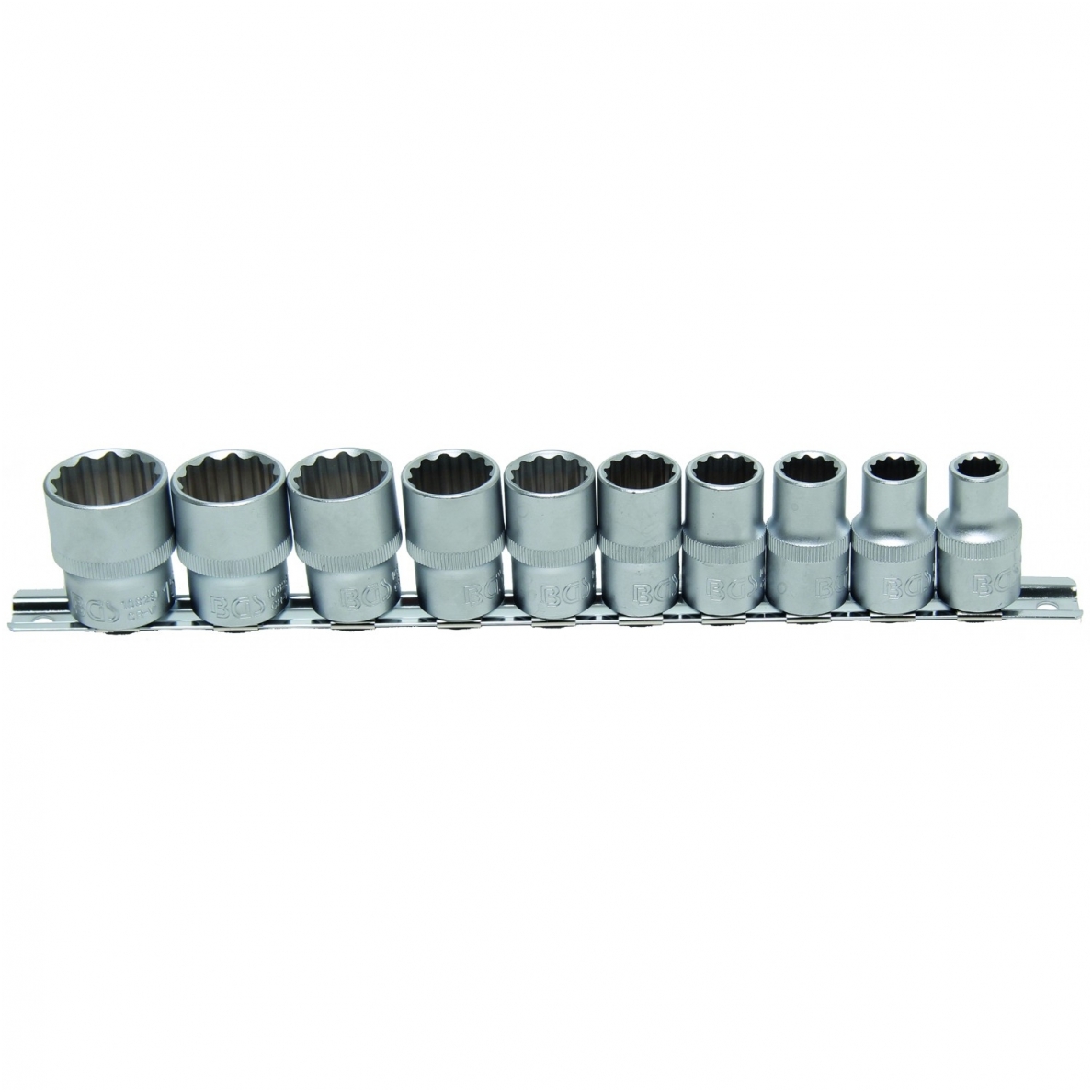 Colinių galvučių rinkinys 1/2", 12-kampės, 3/8" - 15/16", 10 vnt. Colinių galvučių rinkinys 1/2", 12-kampės, 3/8" - 15/16", 10 vnt.