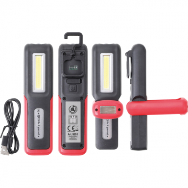COB-LED darbinė rankinė lempa COB-LED darbinė rankinė lempa