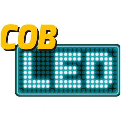 COB LED lempa 80W su diodu, 6000LM COB 5