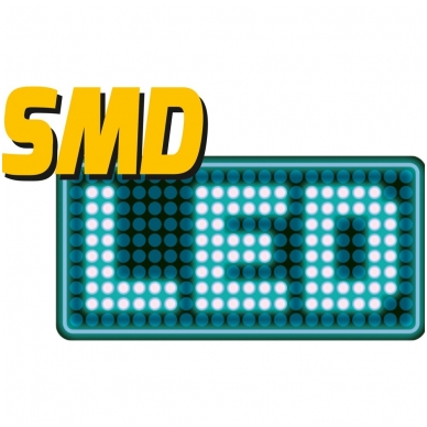 COB LED lempa su judesio davikliu 30W su diodu, 2400LM 5
