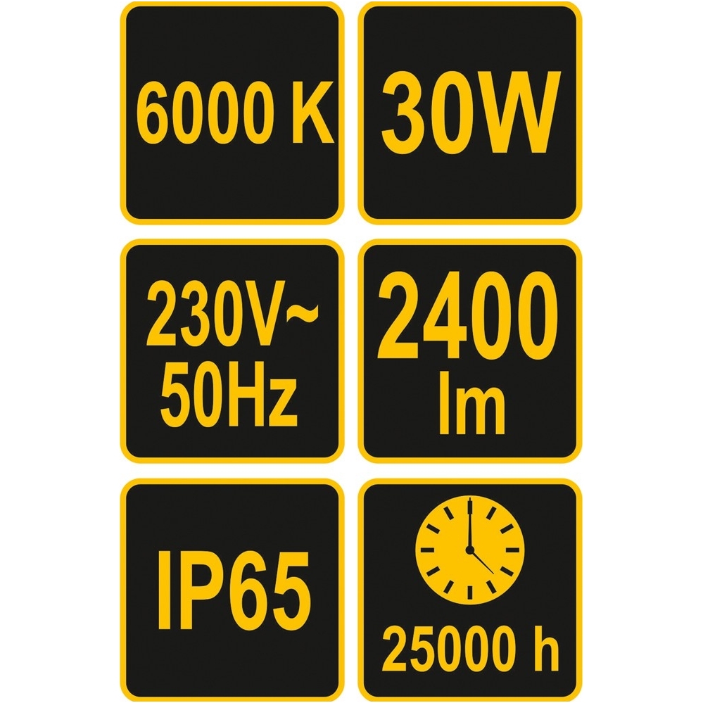 COB LED lempa 30W su diodu, 2400LM 3 COB LED lempa 30W su diodu, 2400LM 3