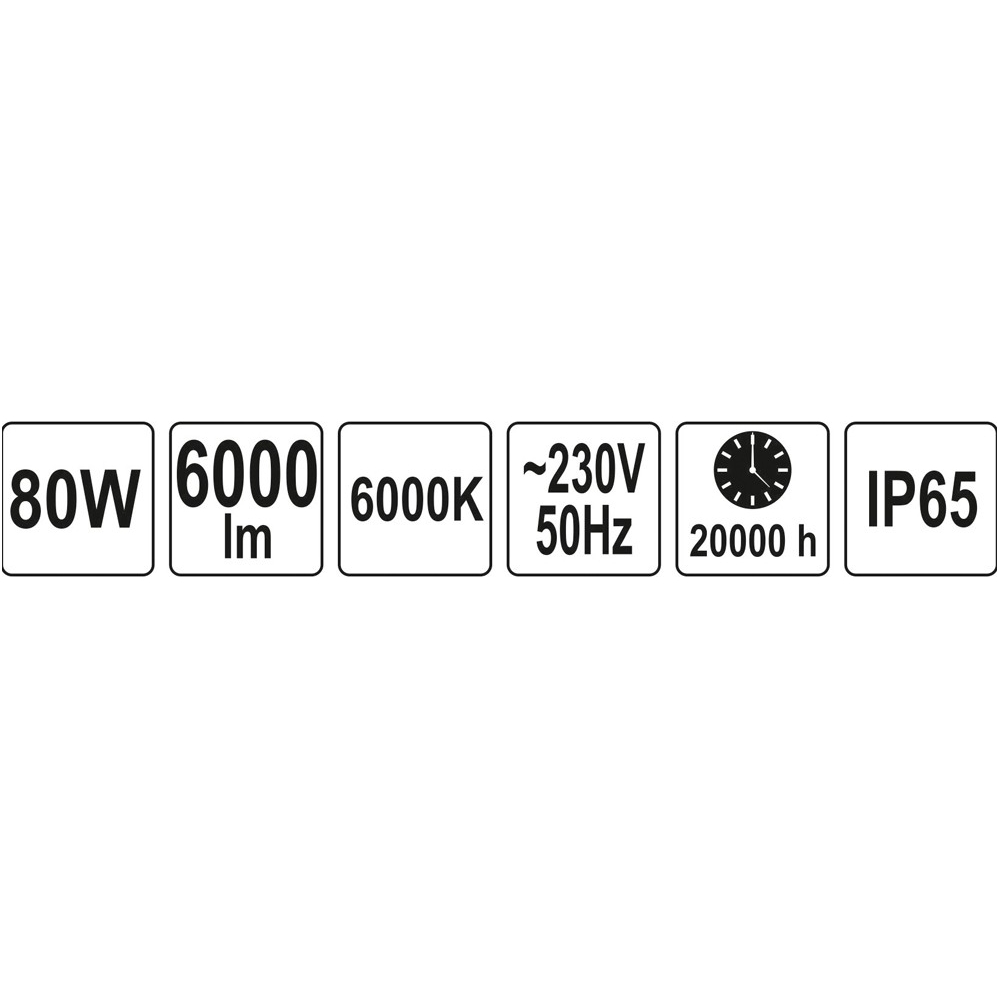 COB LED lempa 80W su diodu, 6000LM COB 4 COB LED lempa 80W su diodu, 6000LM COB 4