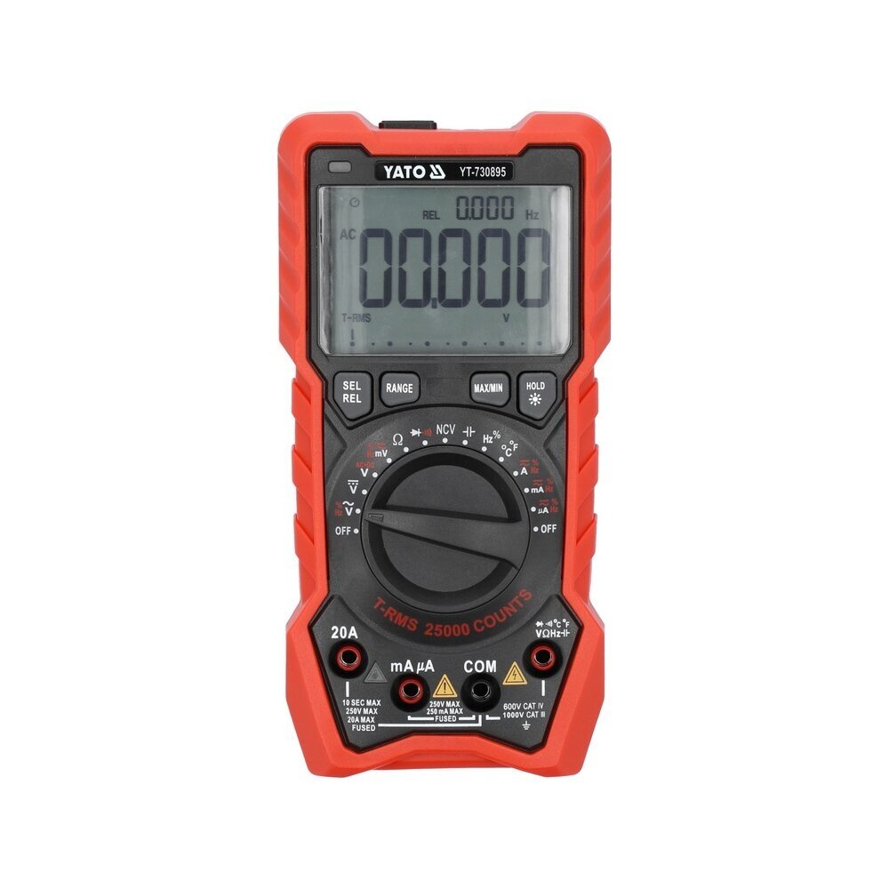 Daugiafunkcinis skaitmeninis testeris TRUE RMS AC+DC LCD 25000 1
