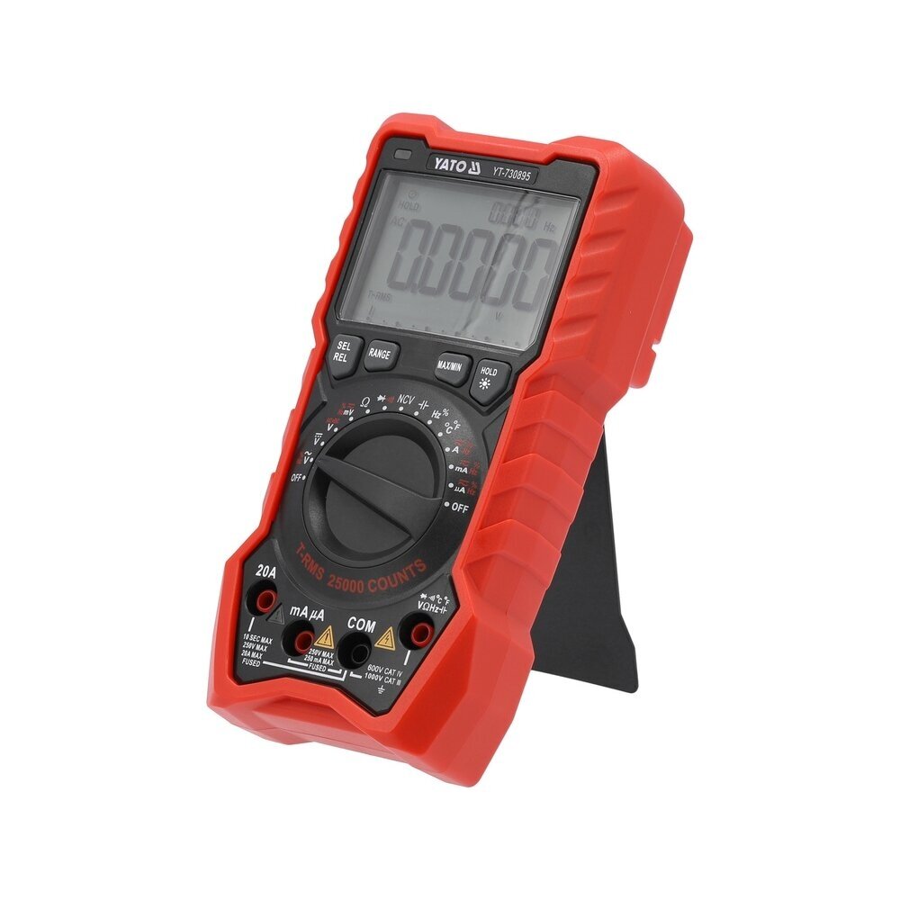 Daugiafunkcinis skaitmeninis testeris TRUE RMS AC+DC LCD 25000 3