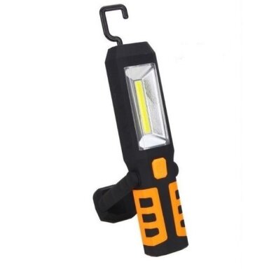 Darbo lempa akumuliatorinė COB LED 3W-240Lm Li-on Darbo lempa akumuliatorinė COB LED 3W-240Lm Li-on