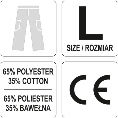 Darbinės kelnės L dydis 2