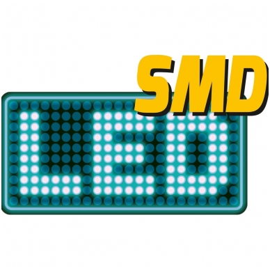 Darbo lempa 6 SMD + 1 LED, 80LM 5