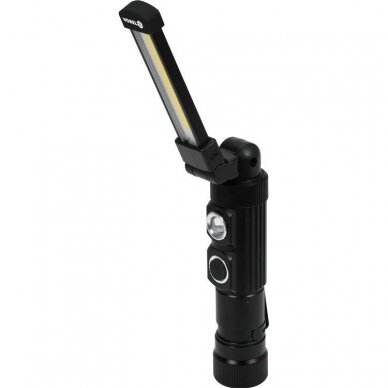 Darbo lempa akumuliatorinė, COB LED 3W 300LM, LI-ION 3,7V 600MAH, aliuminė 1 Darbo lempa akumuliatorinė, COB LED 3W 300LM, LI-ION 3,7V 600MAH, aliuminė 1