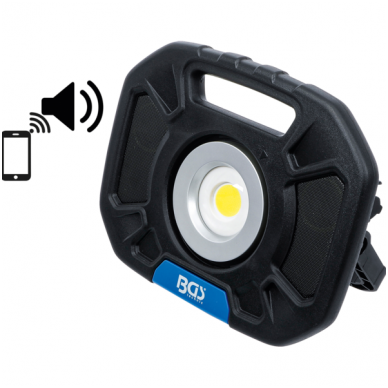 Darbo lempa akumuliatorinė/power bank COB-LED 40W su vidiniais garsiakalbiais 1 Darbo lempa akumuliatorinė/power bank COB-LED 40W su vidiniais garsiakalbiais 1