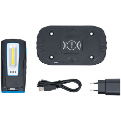 Darbo lempa COB LED su magnetu ir kabliu sulankstoma su belaidžio įkrovimo funkcija 2 Darbo lempa COB LED su magnetu ir kabliu sulankstoma su belaidžio įkrovimo funkcija 2