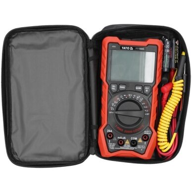 Daugiafunkcinis skaitmeninis testeris TRUE RMS AC+DC LCD 25000 2