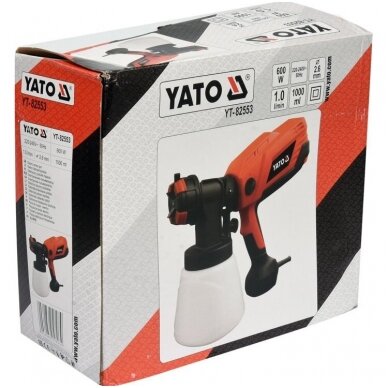 Dažymo pistoletas elektrinis 600W 1l/min. 4 Dažymo pistoletas elektrinis 600W 1l/min. 4