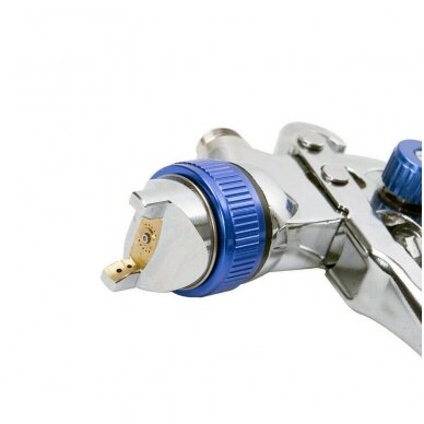 Dažymo pistoletas su aksesuarais HVLP 600cm³.Ø 1.4mm. Ø 1.7mm. Ø 2.0mm. 7 Dažymo pistoletas su aksesuarais HVLP 600cm³.Ø 1.4mm. Ø 1.7mm. Ø 2.0mm. 7