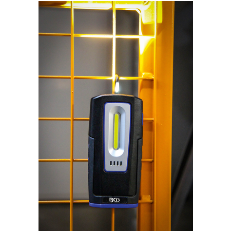 Darbo lempa COB LED su magnetu ir kabliu sulankstoma su belaidžio įkrovimo funkcija 11