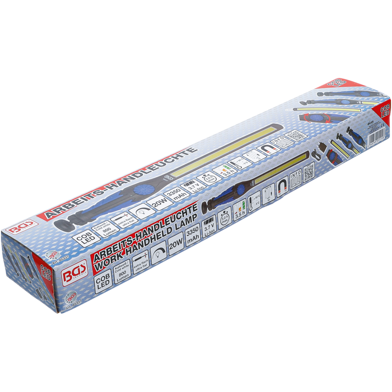 Darbo lempa dvigubas COB-LED ypač plokščias tipas 7 Darbo lempa dvigubas COB-LED ypač plokščias tipas 7