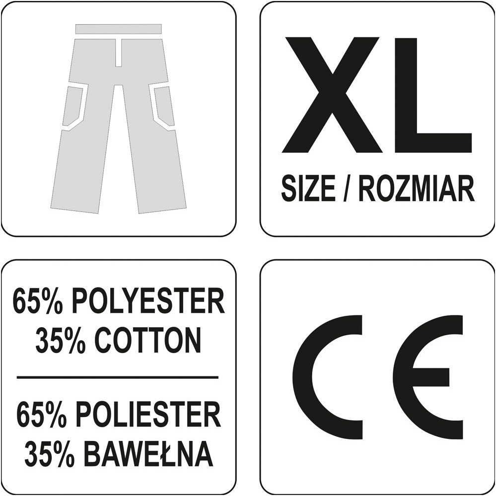 Darbinės kelnės XL dydis 2