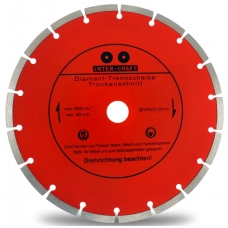Deimantinis pjovimo diskas 230mm X1.8X2.7X7.0
