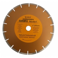 Deimantinis pjovimo diskas Europa 230mm X1.8X2.4X7.0