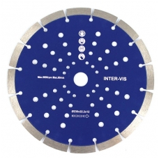 Deimantinis pjovimo diskas 230mm X15X22.2X2.6, su skylutėmis
