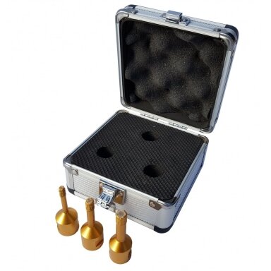 Deimantiniai grąžtai Vacuum Brazed 3 vnt. Deimantiniai grąžtai Vacuum Brazed 3 vnt.