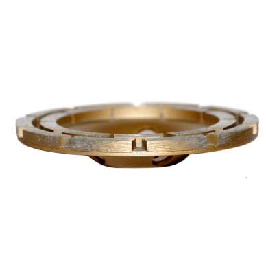 Deimantinis šlifavimo diskas lėkštės tipo M14x125mm., dviejų eilių 1 Deimantinis šlifavimo diskas lėkštės tipo M14x125mm., dviejų eilių 1