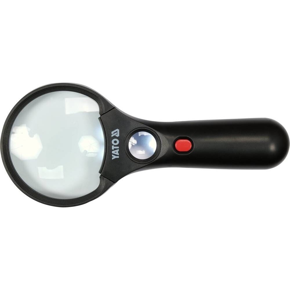 Didinamasis stiklas / lupa, 2 linzės 3.5X/45X, Led 2 Didinamasis stiklas / lupa, 2 linzės 3.5X/45X, Led 2