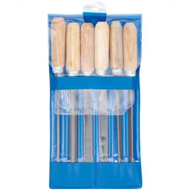 Dildžių rinkinys, medinė rankena 100mm. 6vnt. 2 Dildžių rinkinys, medinė rankena 100mm. 6vnt. 2
