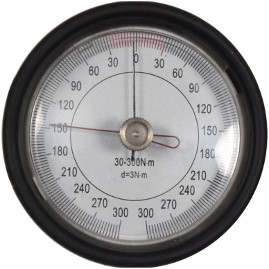 Dinamometrinis raktas su laikrodine skale (1/2") - 30 - 300 YT-07836Nm. 2 Dinamometrinis raktas su laikrodine skale (1/2") - 30 - 300 YT-07836Nm. 2