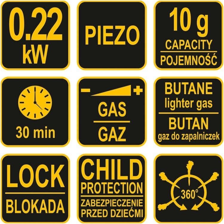 Dujinis degiklis 2.8kW, 1300º C 5 Dujinis degiklis 2.8kW, 1300º C 5