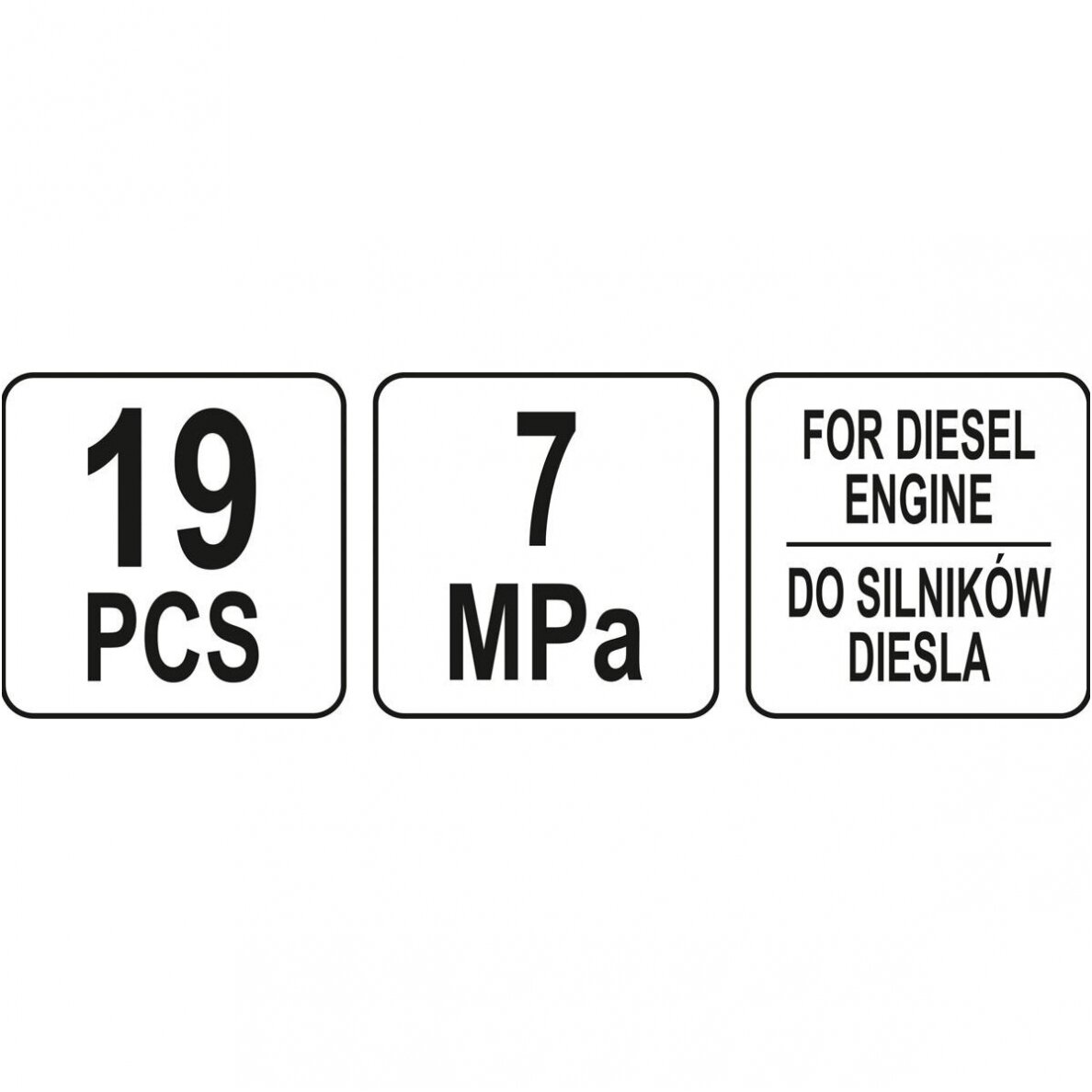 Dyzelinis kompresijos matuoklis su adapteriais 5 Dyzelinis kompresijos matuoklis su adapteriais 5