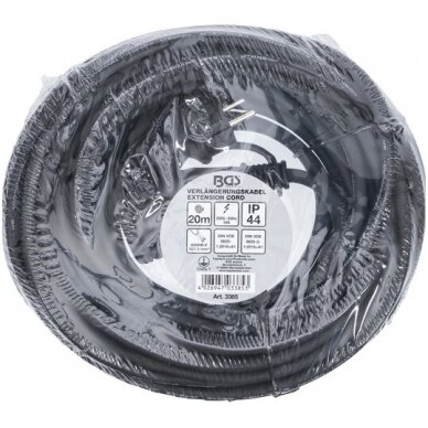 Elektrinis ilgintuvas 20m. 3 x 1.5mm² IP 44 2 Elektrinis ilgintuvas 20m. 3 x 1.5mm² IP 44 2
