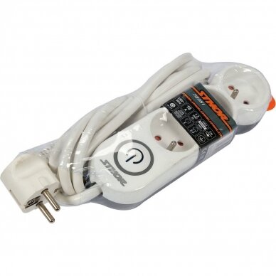 Elektrinis ilgintuvas 3 lizdai 3m. 1,5mm². 4 Elektrinis ilgintuvas 3 lizdai 3m. 1,5mm². 4