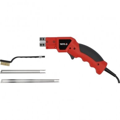 Elektrinis karštas peilis plastikui/putoms, keičiami ašmenys 200mm. 150mm. 150W Elektrinis karštas peilis plastikui/putoms, keičiami ašmenys 200mm. 150mm. 150W