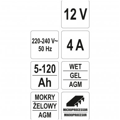 Elektroninis įkroviklis 12V/4A 5 Elektroninis įkroviklis 12V/4A 5
