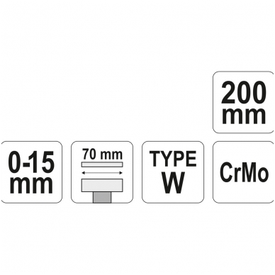 Fiksuojamos replės suvirinimui, skardinimui W tipas, 0-15mm. 3 Fiksuojamos replės suvirinimui, skardinimui W tipas, 0-15mm. 3