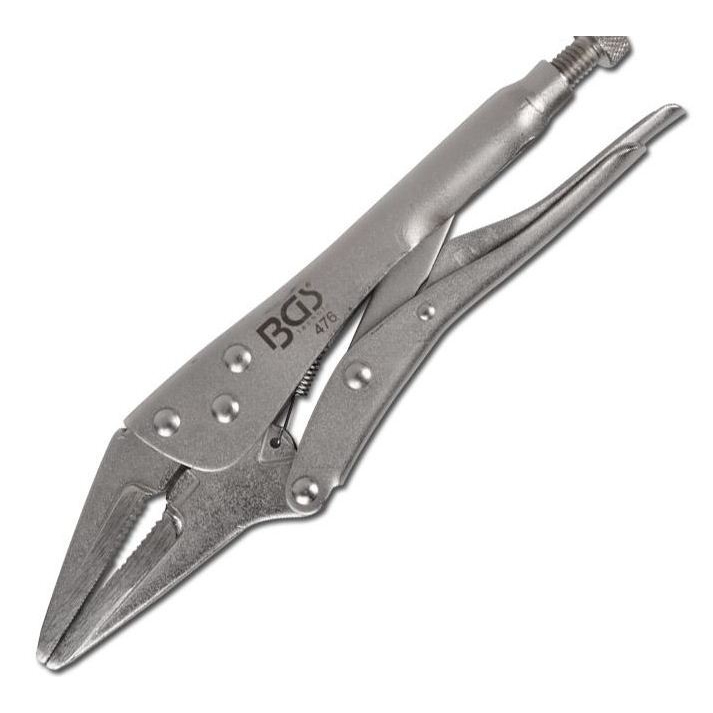 Fiksuojamos replės ilgu snapu 170 mm. Fiksuojamos replės ilgu snapu 170 mm.