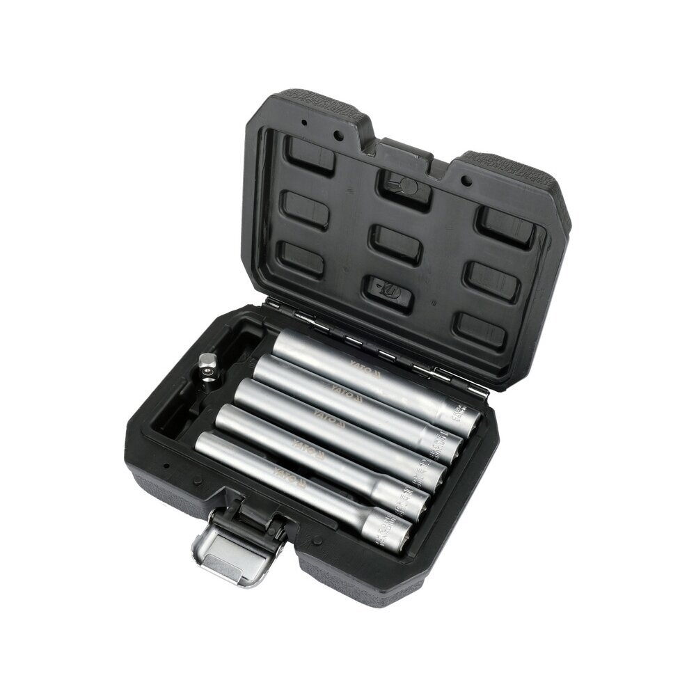 Galvučių rinkinys, labai ilgos, 10 mm (3/8") SW 8 - 14 mm. 1 Galvučių rinkinys, labai ilgos, 10 mm (3/8") SW 8 - 14 mm. 1
