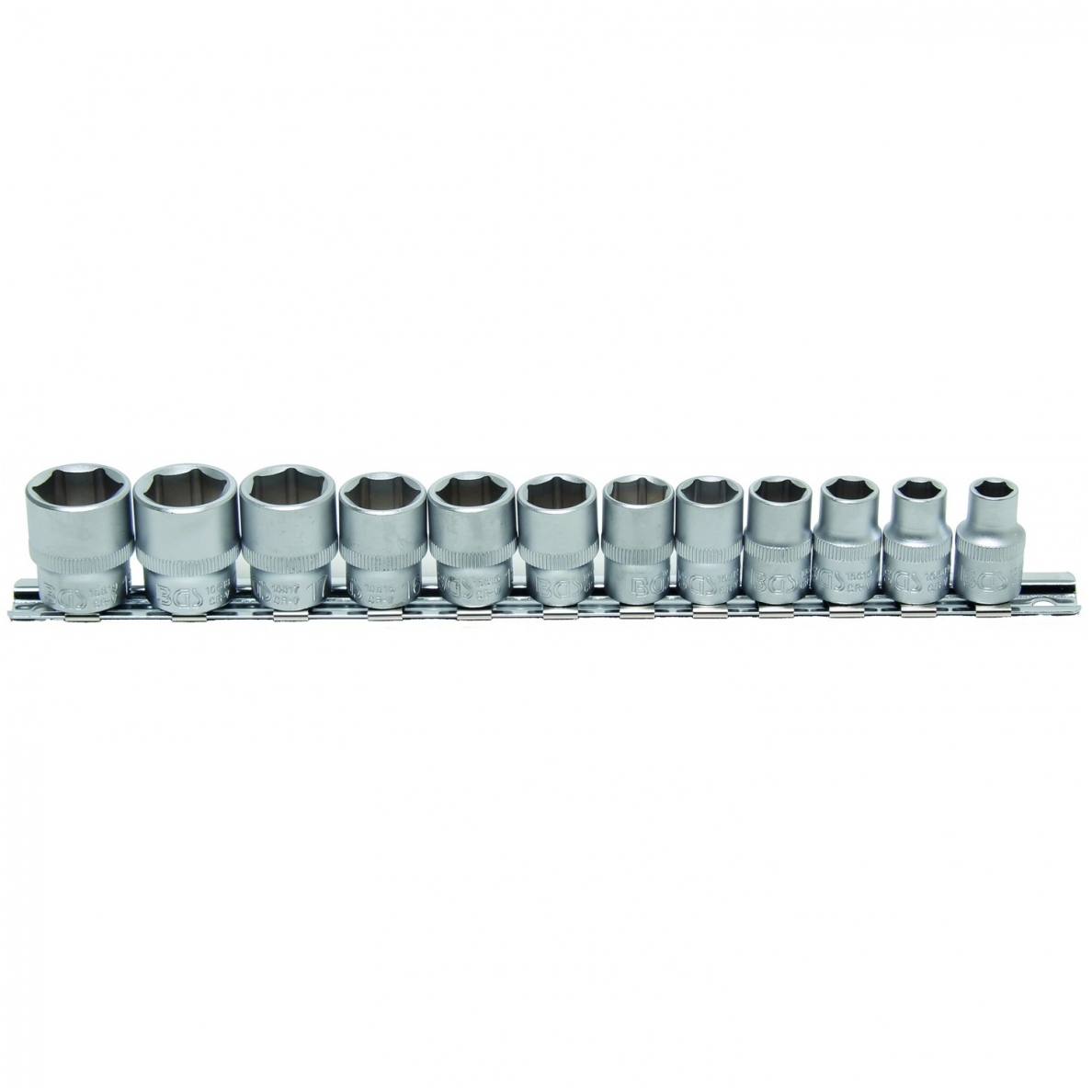 Galvučių rinkinys 3/8", 6-kampės, 8 - 19 mm, 12 vnt. Galvučių rinkinys 3/8", 6-kampės, 8 - 19 mm, 12 vnt.