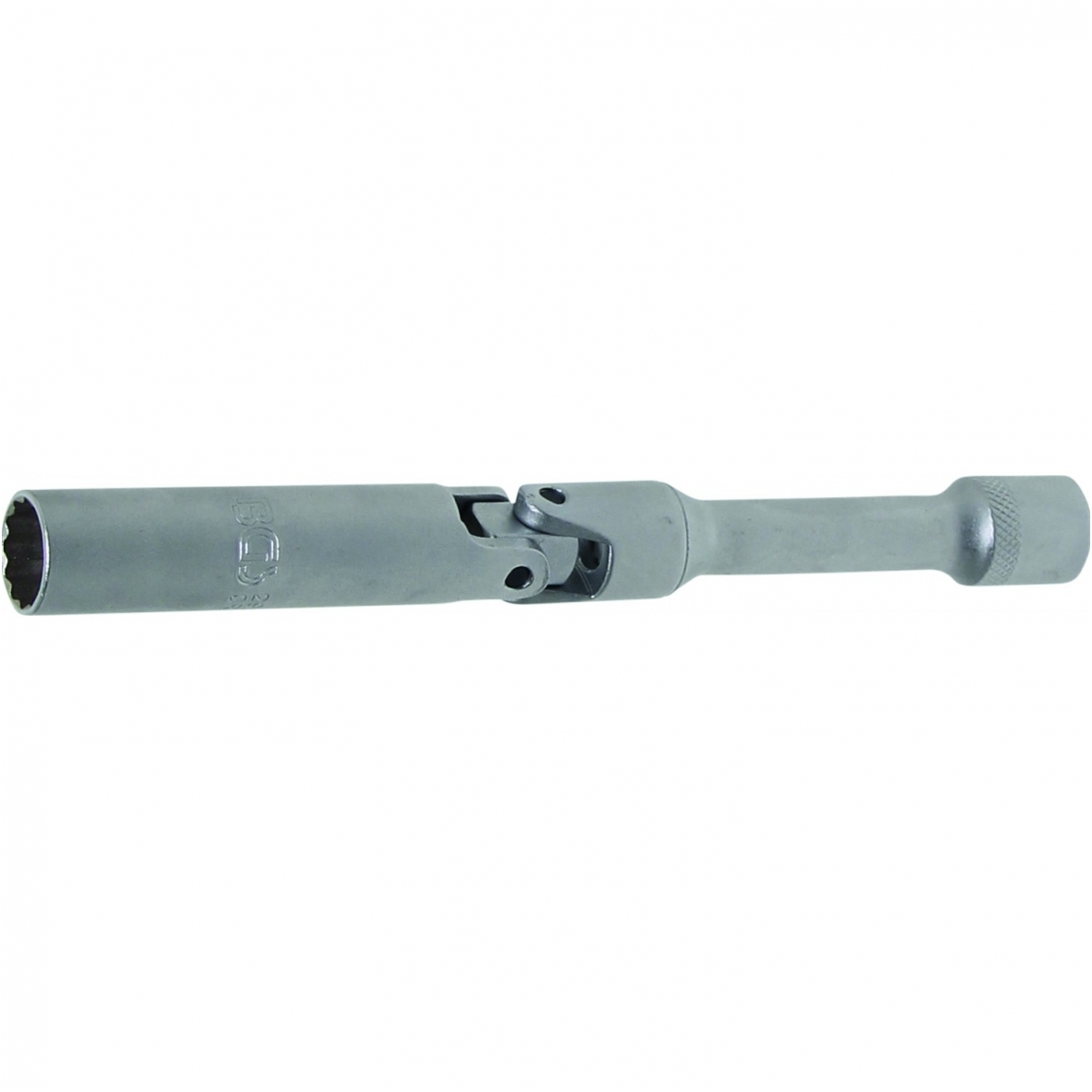 Galvutė ilga šarnyrinė žvakėms 14 mm, 3/8", 12-kampė 180 mm ilgio Galvutė ilga šarnyrinė žvakėms 14 mm, 3/8", 12-kampė 180 mm ilgio