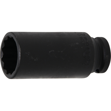 Galvutė ilga smūginė plonasienė 12 kampė, (1/2") 27mm.