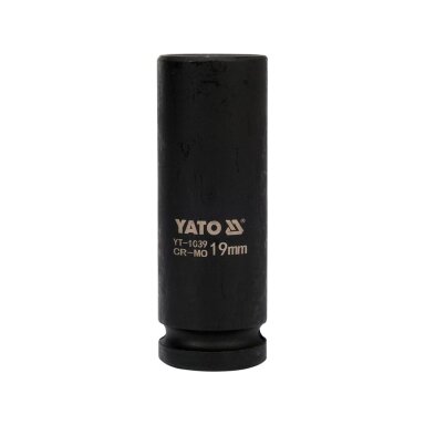 Galvutė smūginė šešiakampė ilga 12,5 mm (1/2") 19 mm.