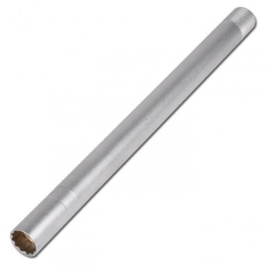 Galvutė žvakėms 14 mm ilga magnetinė 3/8 ", 12- kamp. Galvutė žvakėms 14 mm ilga magnetinė 3/8 ", 12- kamp.