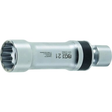 Galvutė žvakėms šarnyrinė 21 mm, 12-kamp. Galvutė žvakėms šarnyrinė 21 mm, 12-kamp.