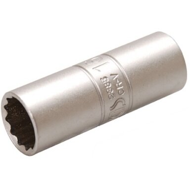 Galvutė žvakėms su guma dvylikakampė 1/2", 16 mm Galvutė žvakėms su guma dvylikakampė 1/2", 16 mm